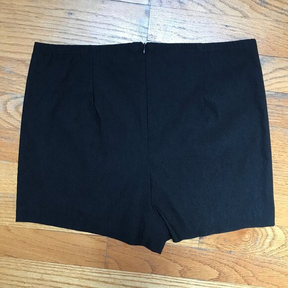 Gothic Lolita Victorian Steampunk Industrial Pinup Girl  Black Shorts Hotpants - Picture 2 of 4